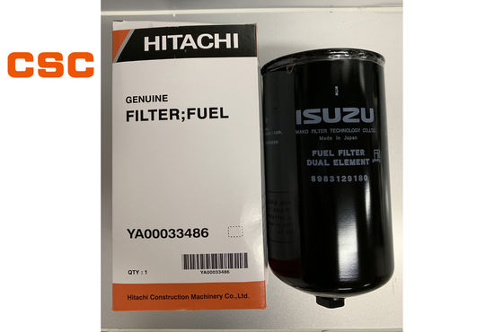 Original Fuel Filter for excavator ZAX -5A 898312918 587611007 YA00033486