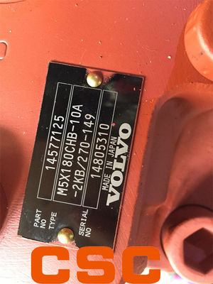  Excavator Replacement Parts M5X180 Slewing Motor For EC240